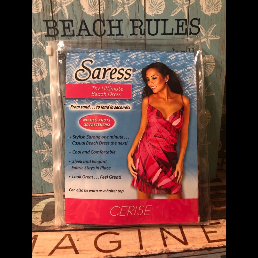New Cerise “Saress “ Chic Beach Dress!!!